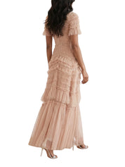 Valentine ruffle gown