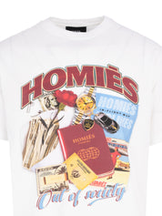 OUT OF SOCIETY T-SHIRT VINTAGE WHITE