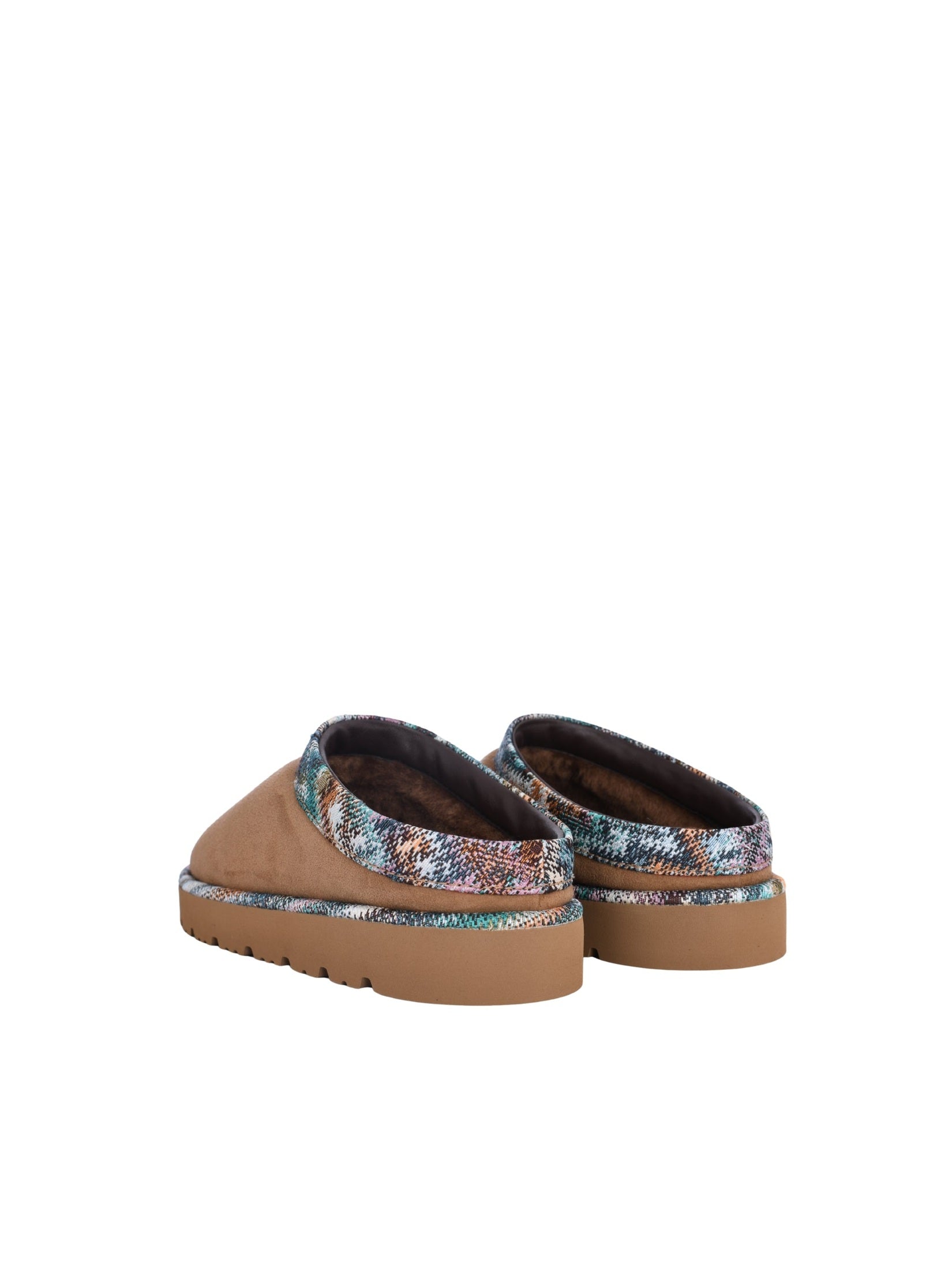 Beth sabot brown suede calfskin