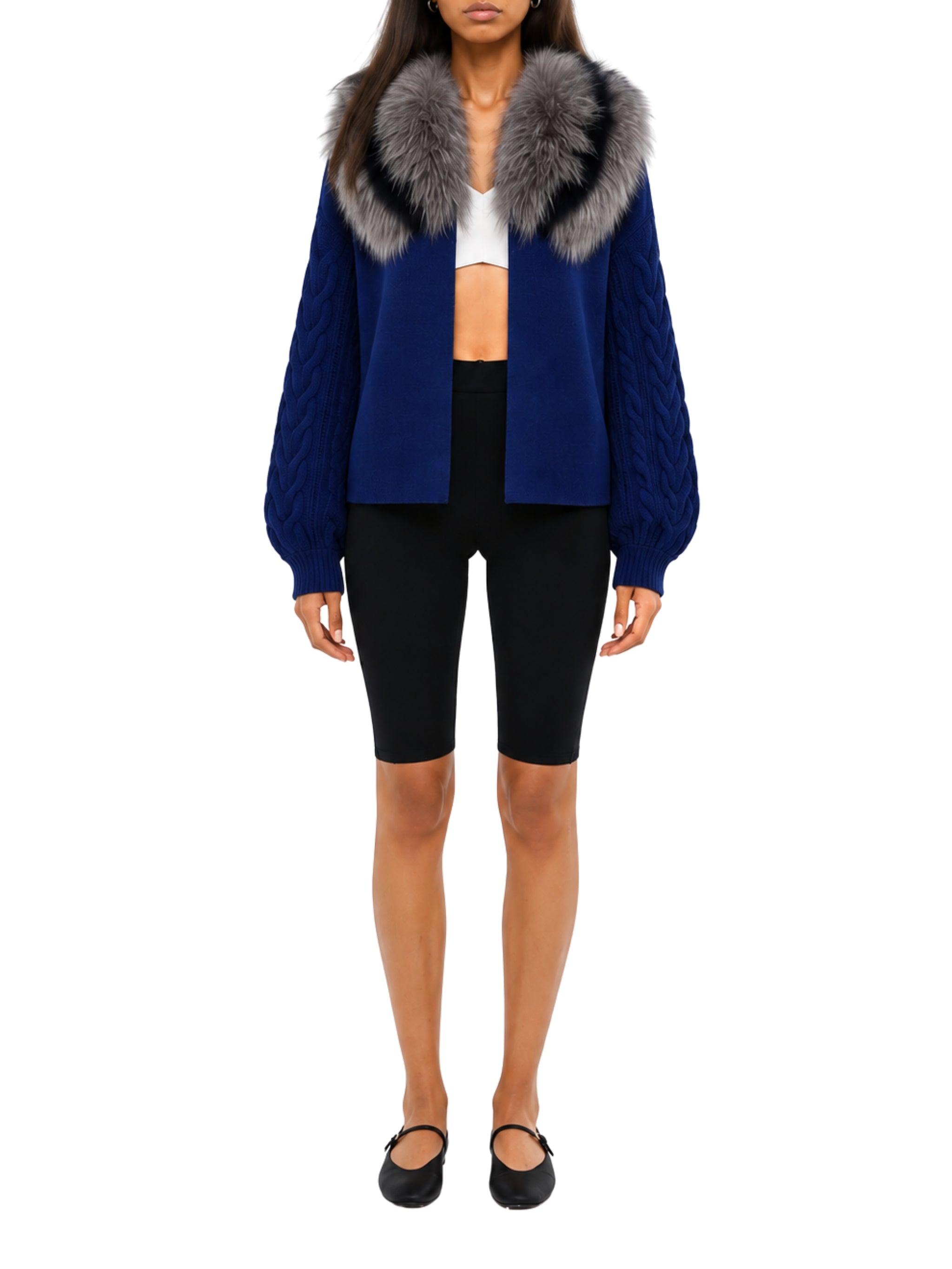 The collar jacket with cable sleeves