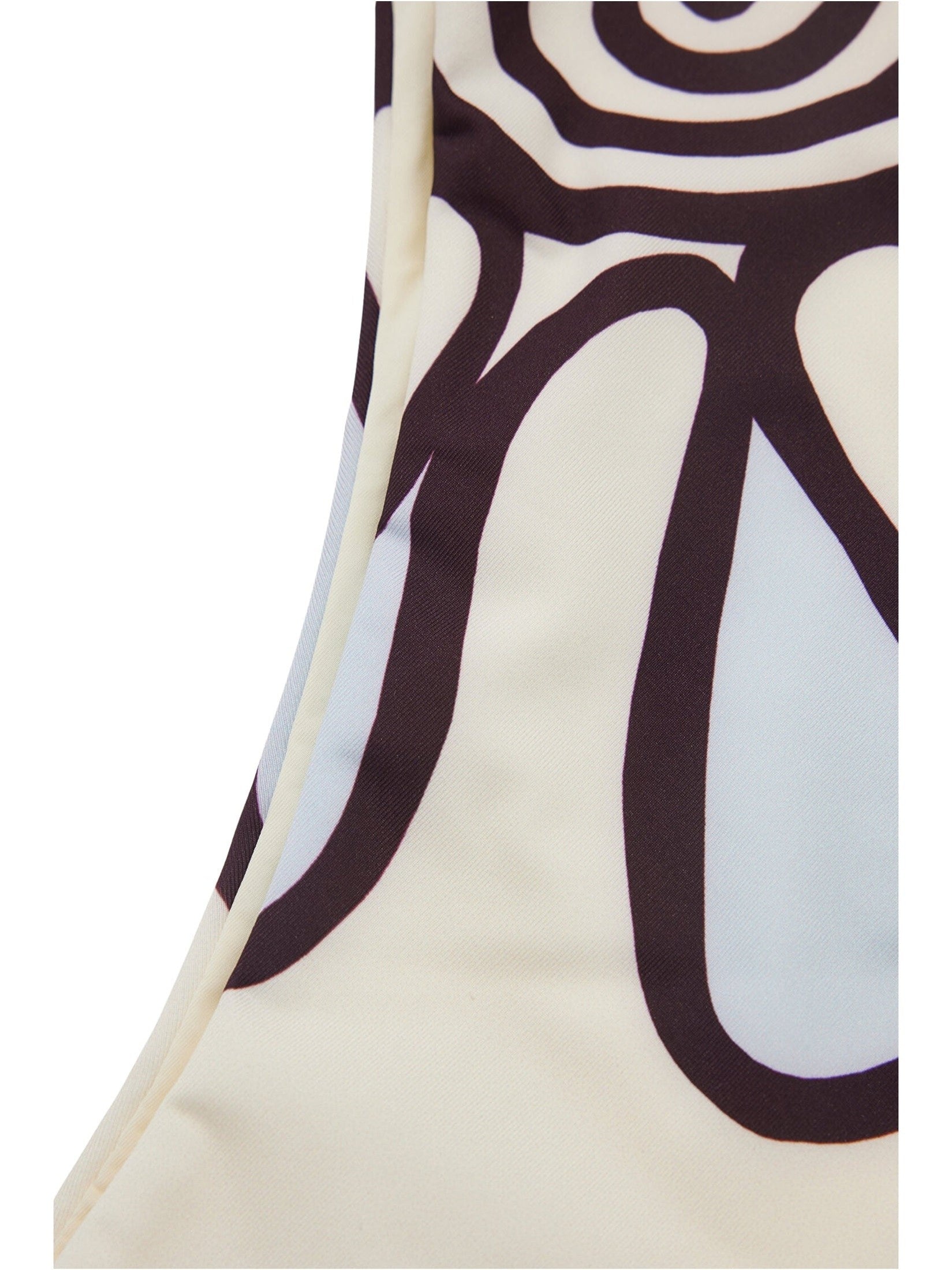 High rise bikini bottom with extra high cut leg