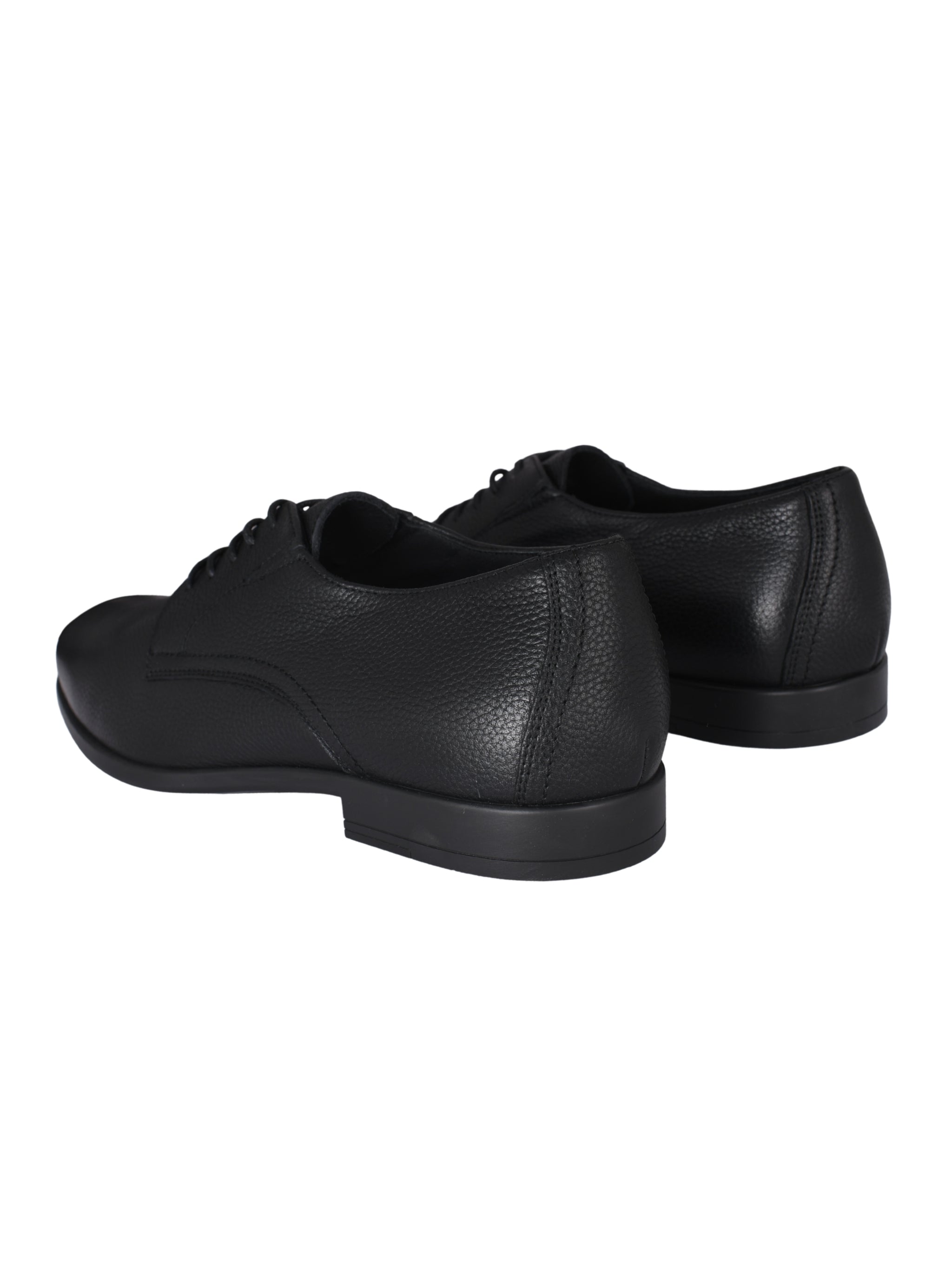 Lace up tumb.leat. black