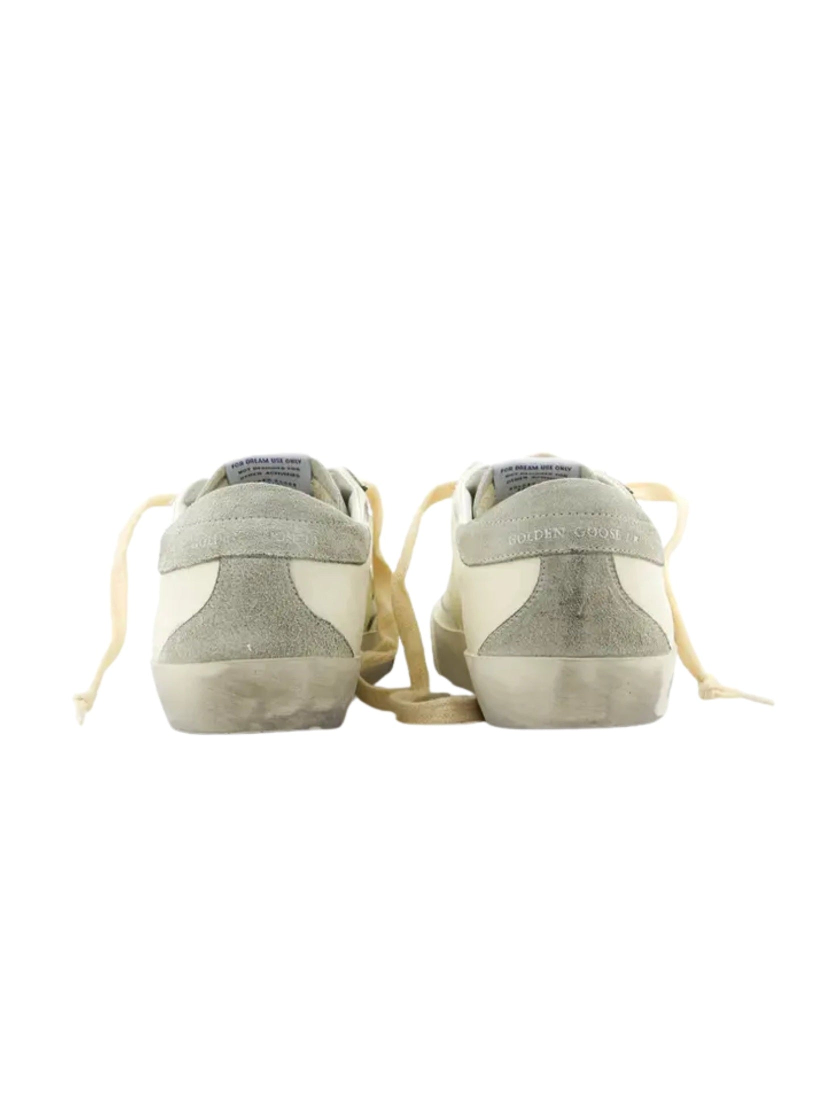 Super-star nappa upper nabuk star suede tongue heel and spur