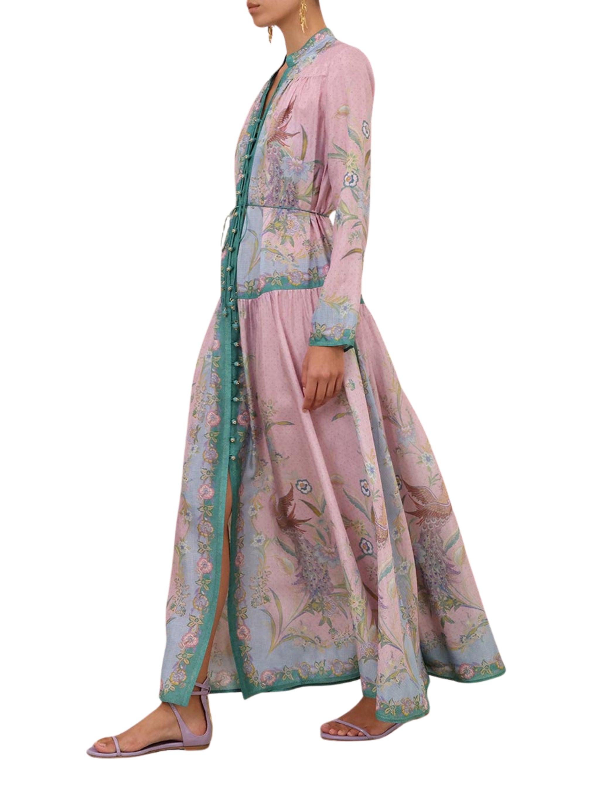 Indra long sleeve maxi dress