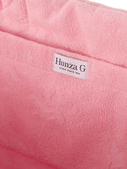 Beach bag sunny towelling pink