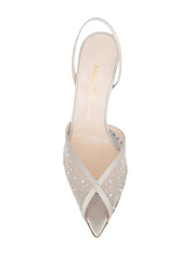 Katy sling mesh glitz 105 silver