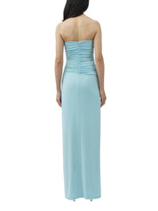 Emma Strapless Draped Jersey Bustier Gown