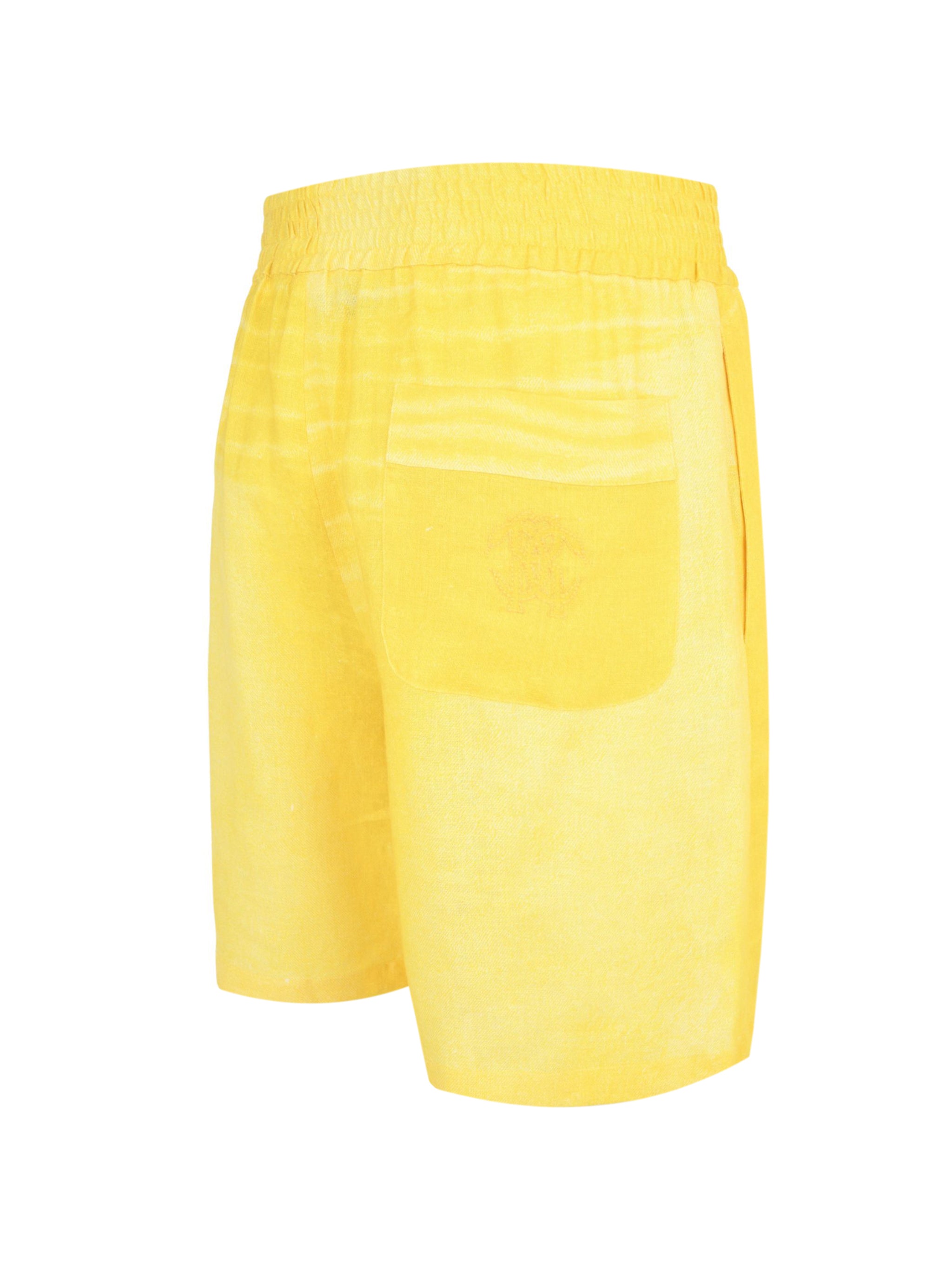 ELASTIC-WAISTBAND SHORTS