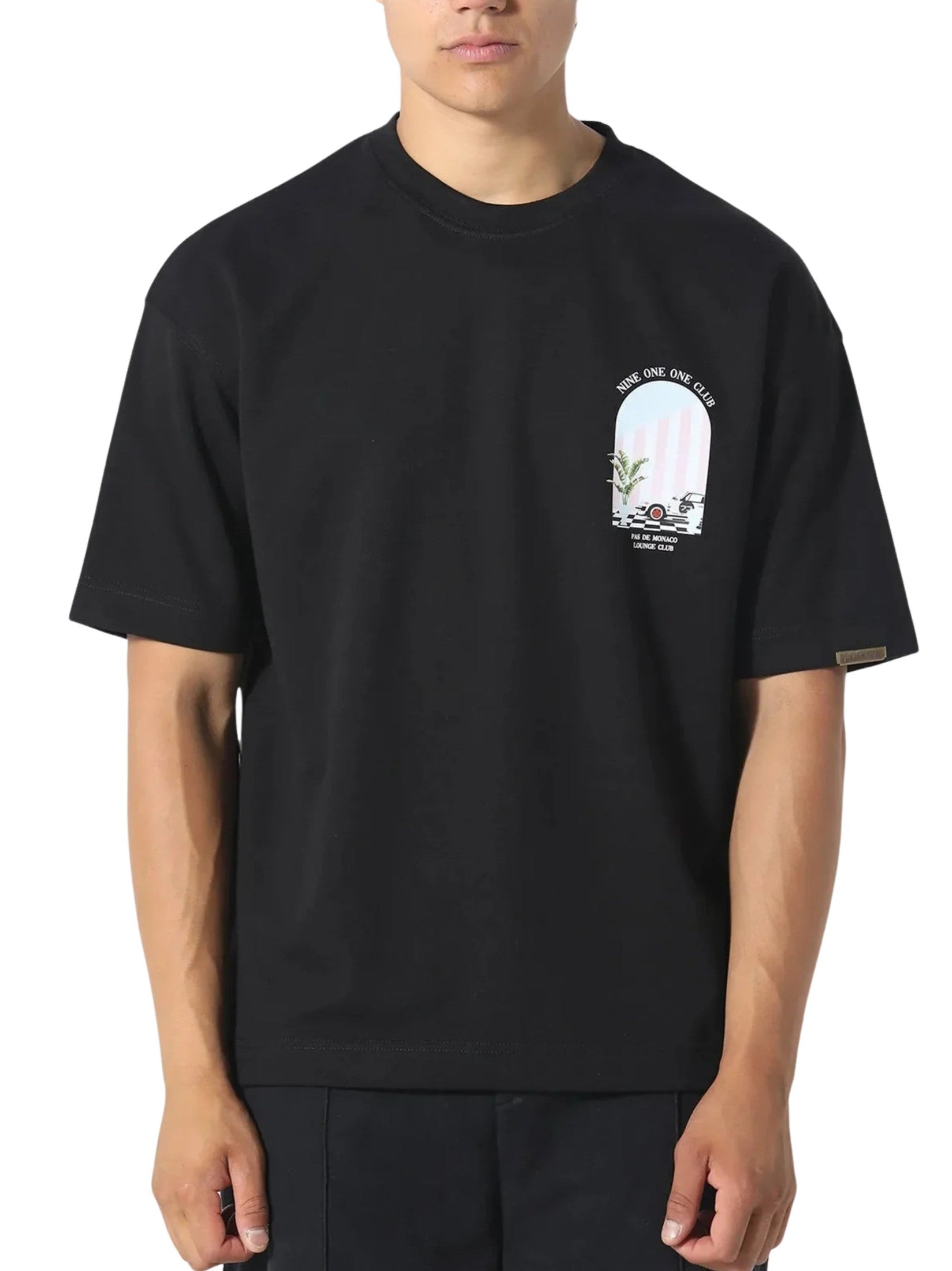 911 club t-shirt black