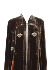 Velvet abaya
