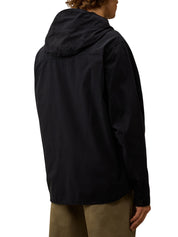 Overshirt in organic gabardine