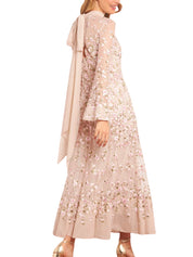 SYLVIA ROSE LONG SLEEVE ANKLE GOWN