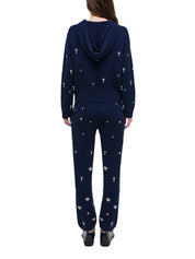 Karmen Embellished Hooded Top