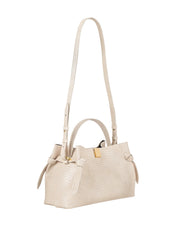 GYOZA COWHIDE LEATHER EMBOSSED LIZARD