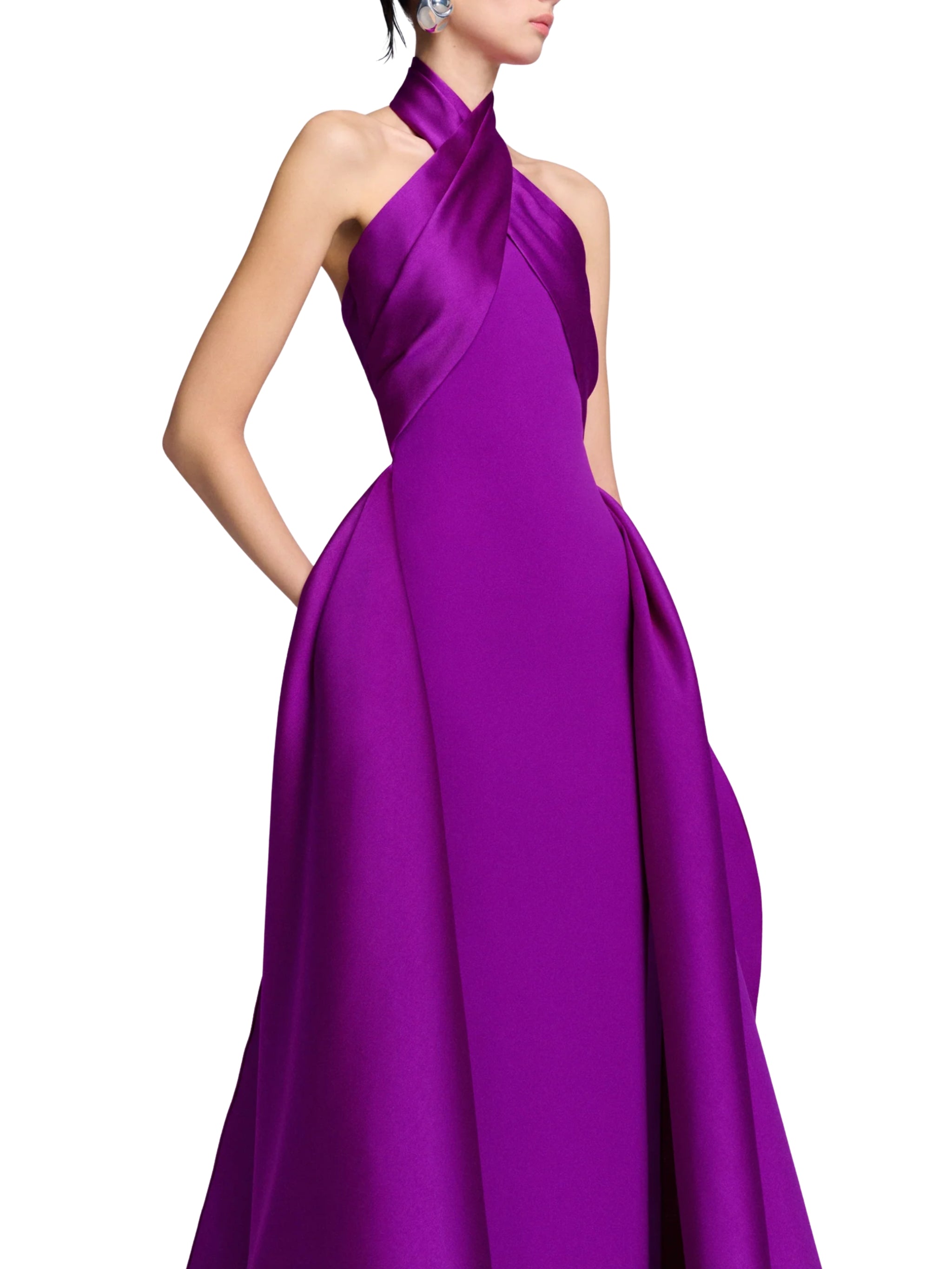 The Rumi Maxi Dress in Allium Purplev