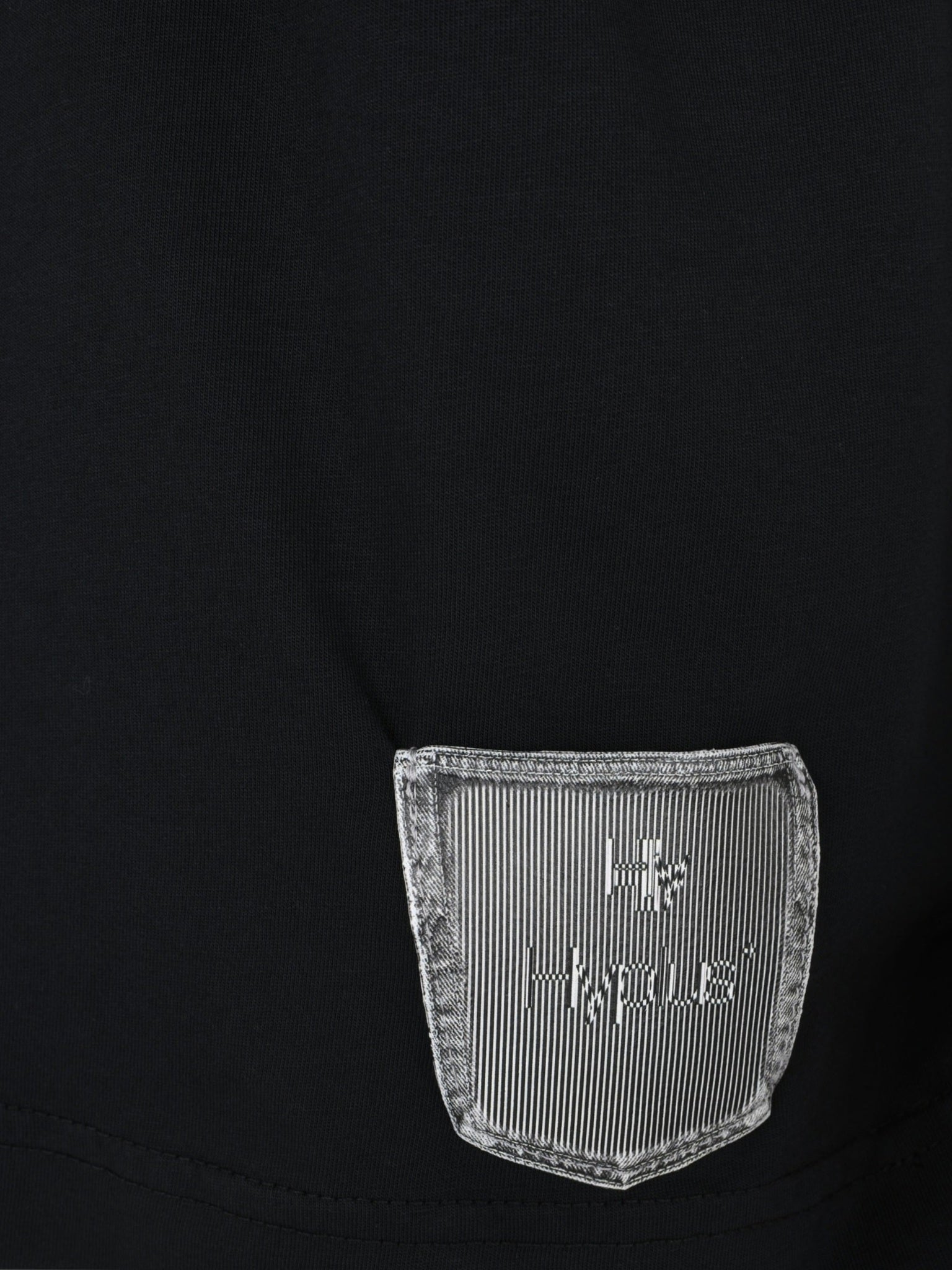T-shirt drop black f00
