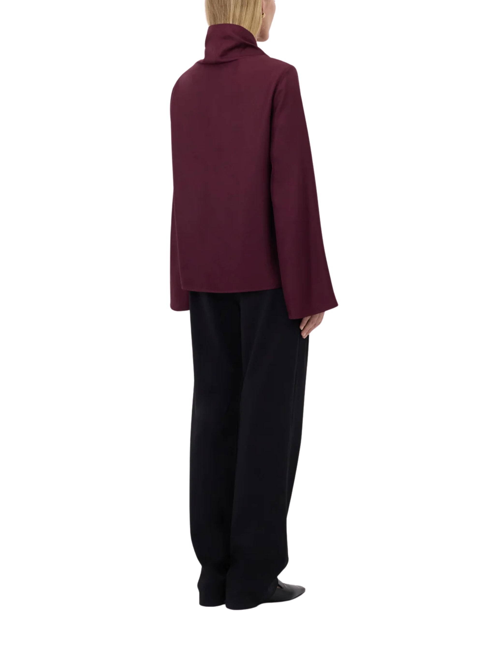 CYNA COLLAR STAND BLOUSE