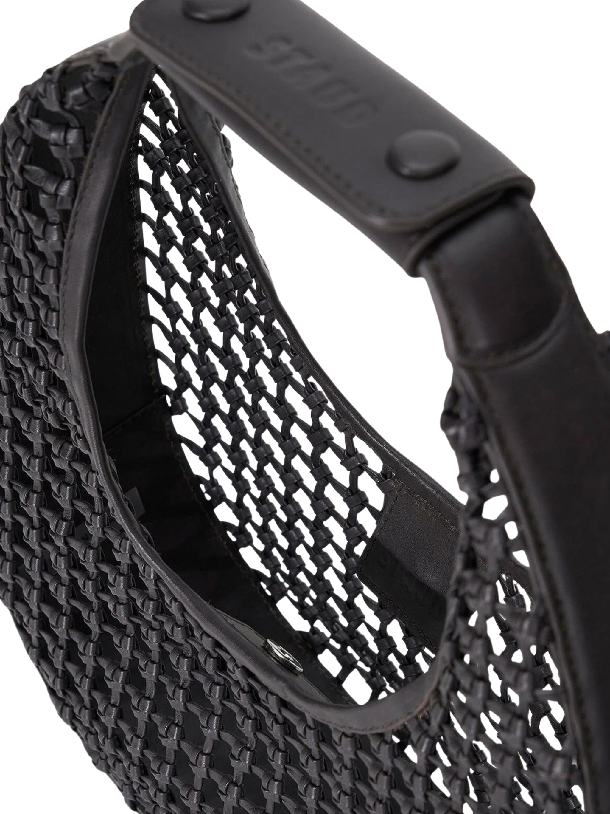 Moon hand-knotted tote bag