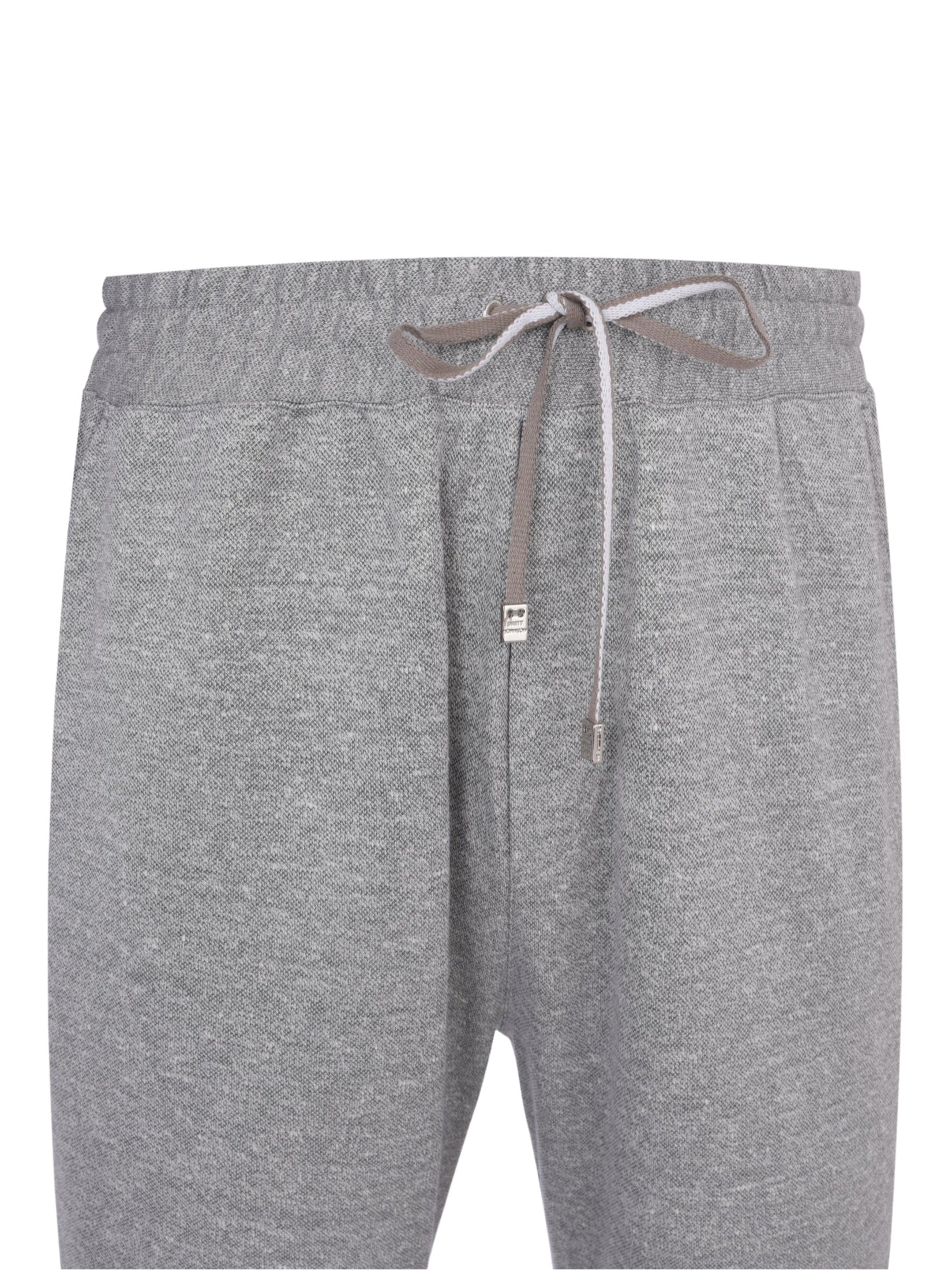 Linen silk cotton jogger pants