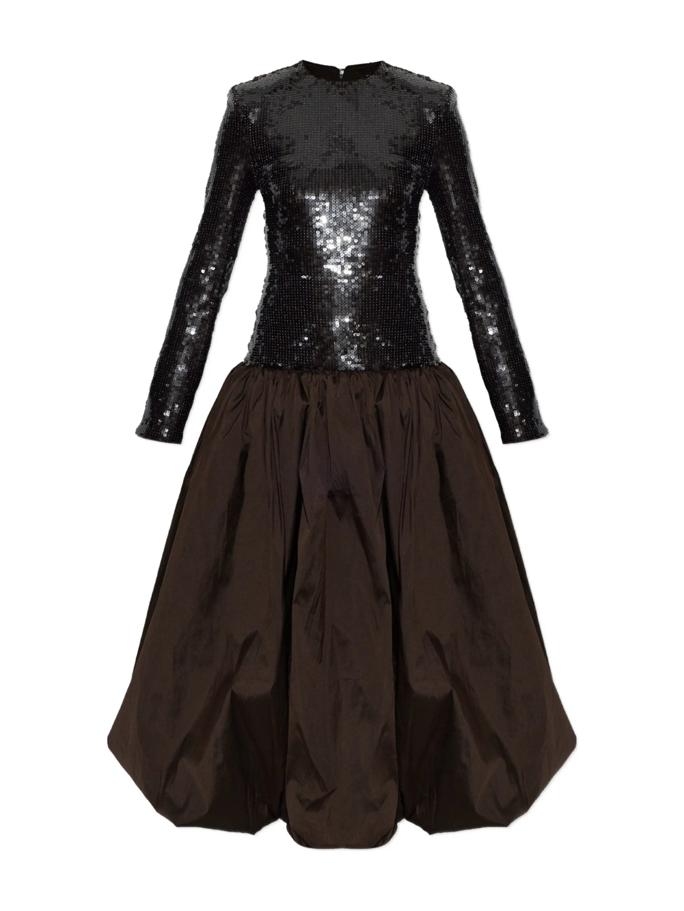 Sequins maxi bubble dress