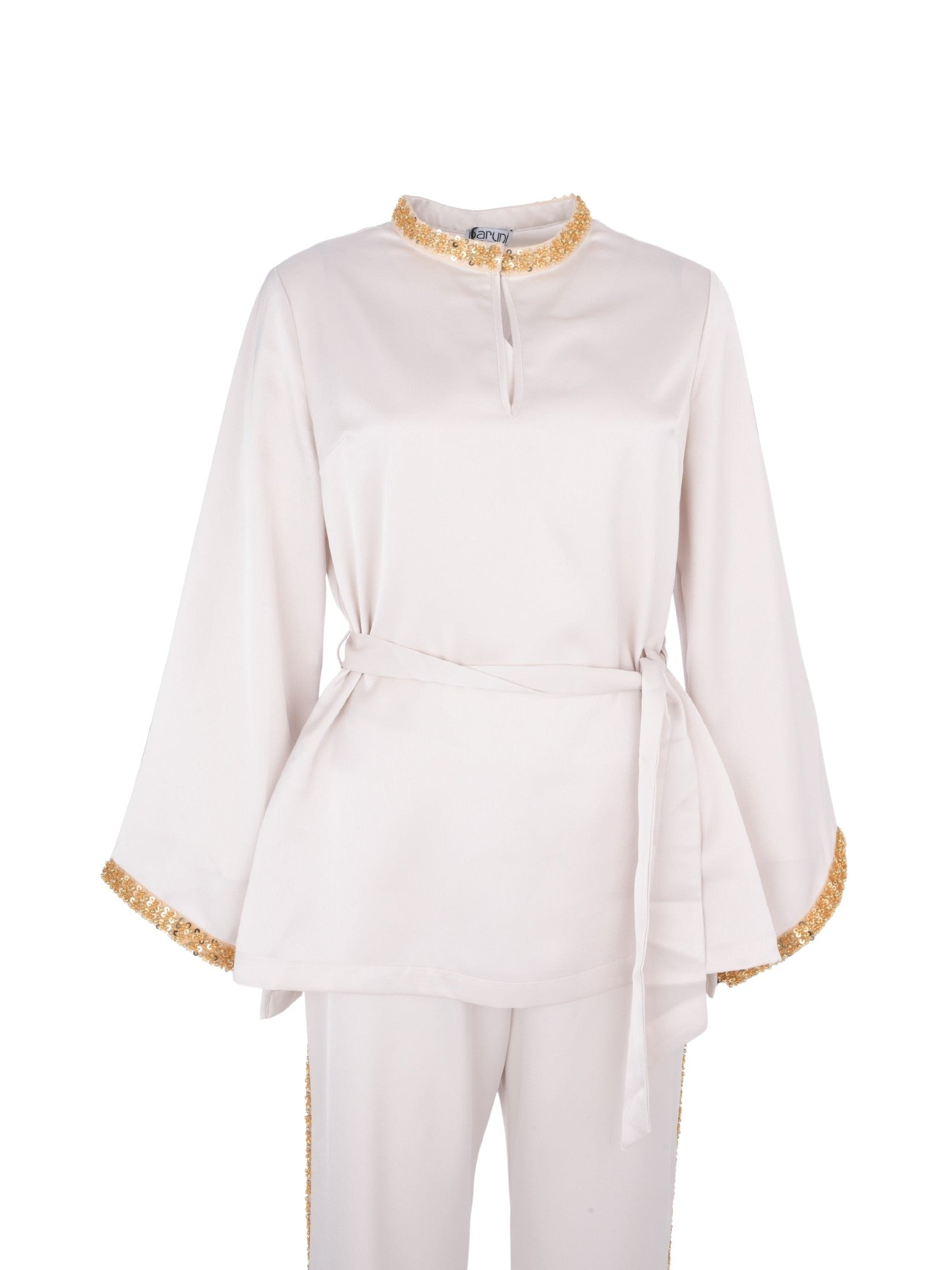 Samar pants set white