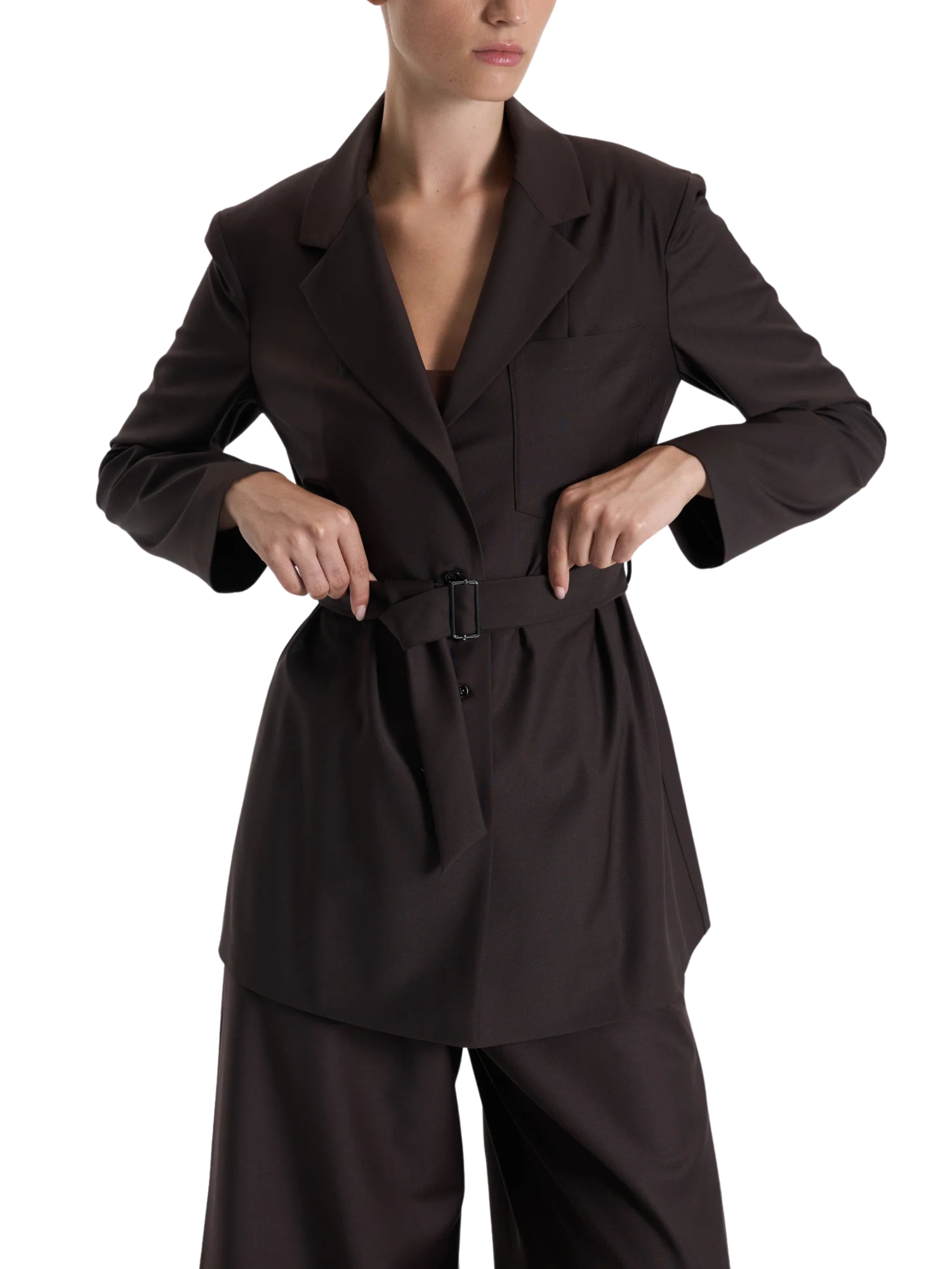 BROWN CLASSIC BLAZER