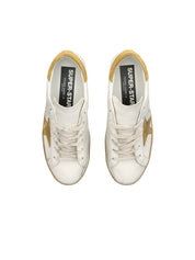 SUPER STAR LEATHER UPPER TOE AND TONGUE SUEDE STAR AND HEEL