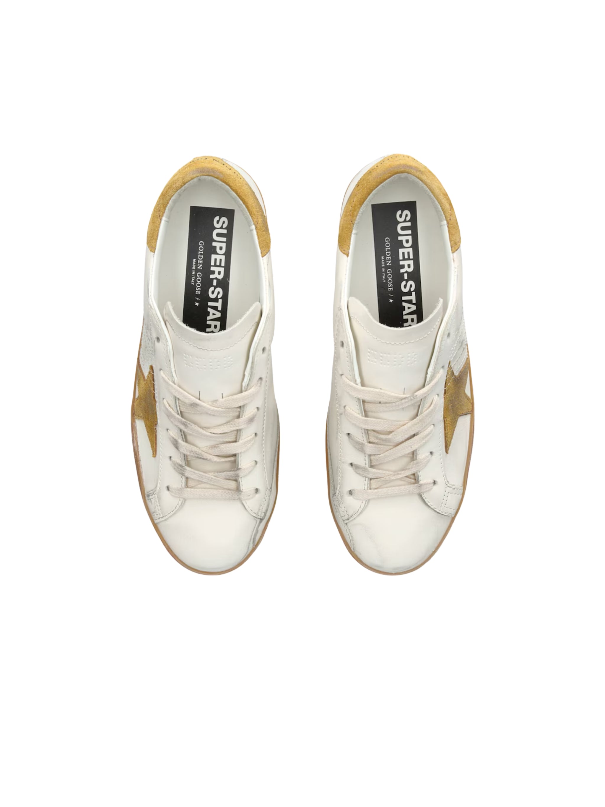 SUPER STAR LEATHER UPPER TOE AND TONGUE SUEDE STAR AND HEEL