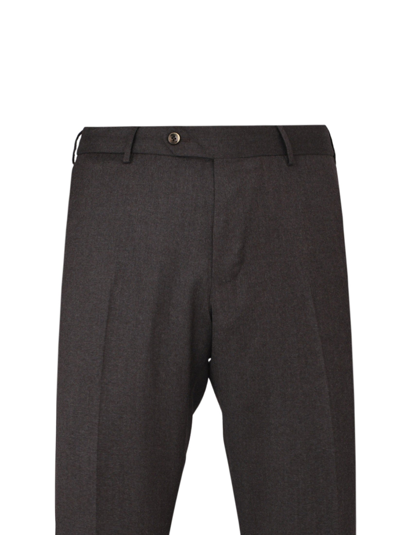 Pantalone slim flat front diagonal pockets elastic waistband with drawstring unfinished b.