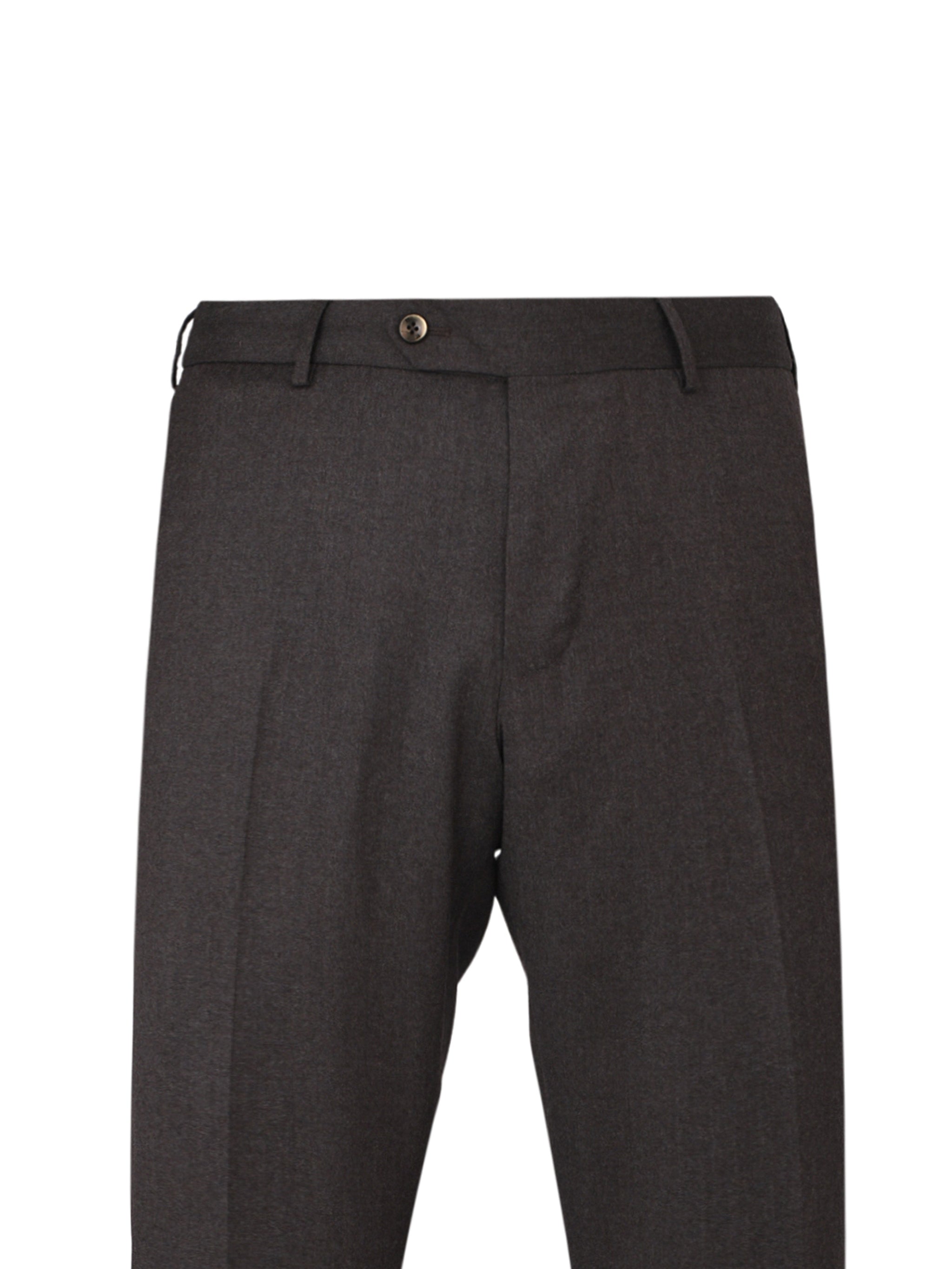 Pantalone slim flat front diagonal pockets elastic waistband with drawstring unfinished b.