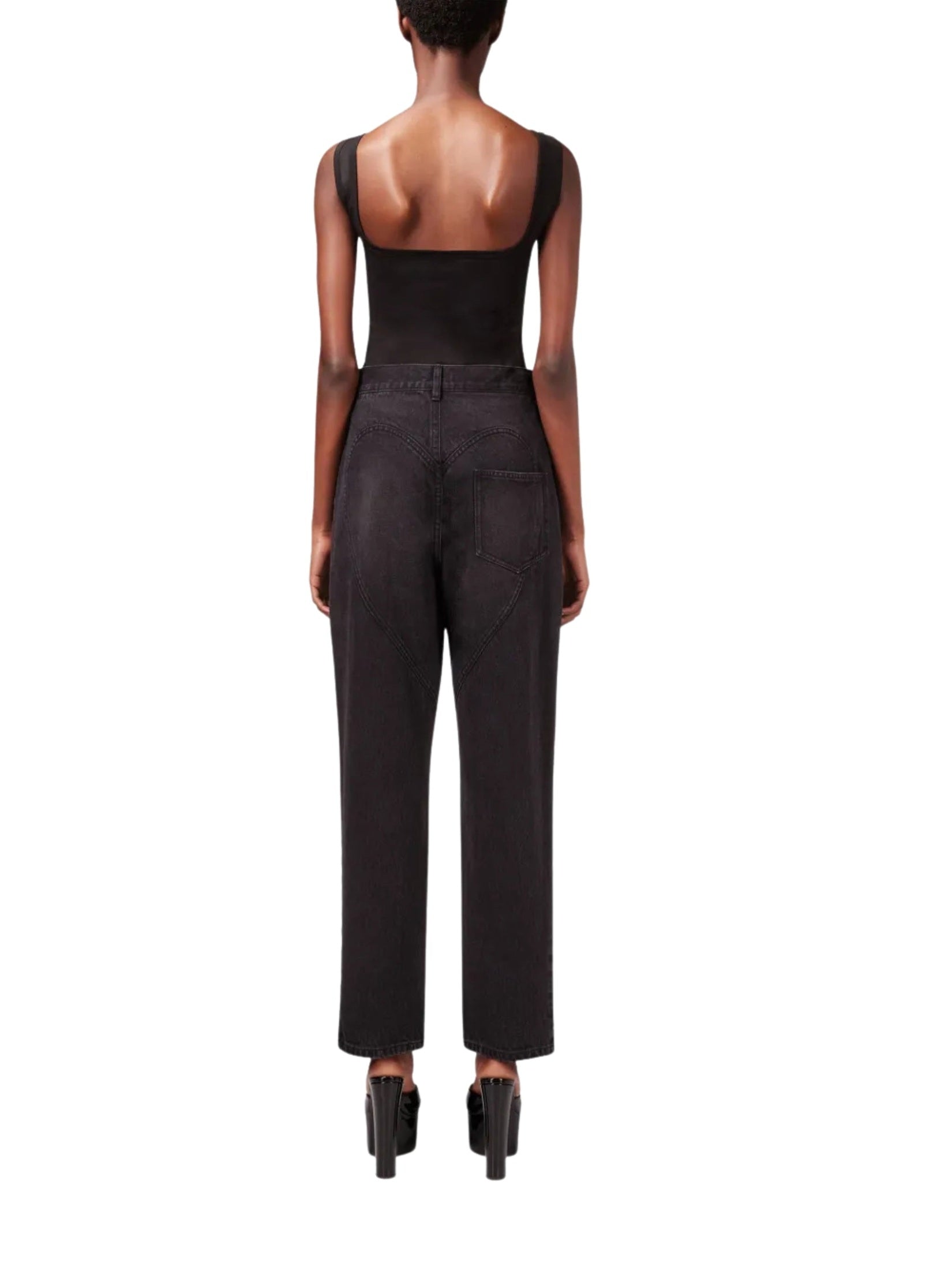Slit jean