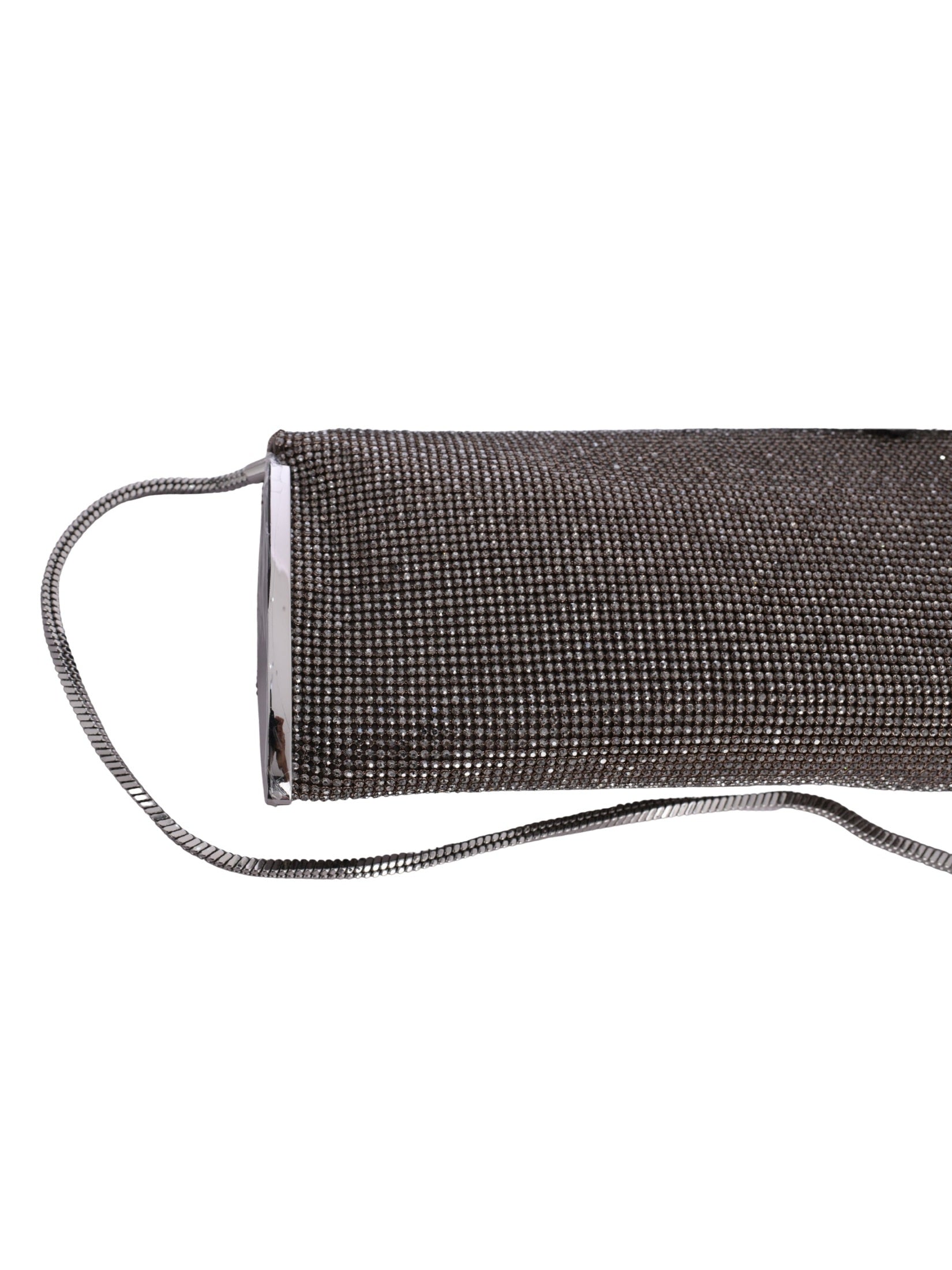Kate crystal mesh silver shadow