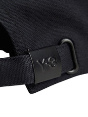 Y-3 logo cap black/talc