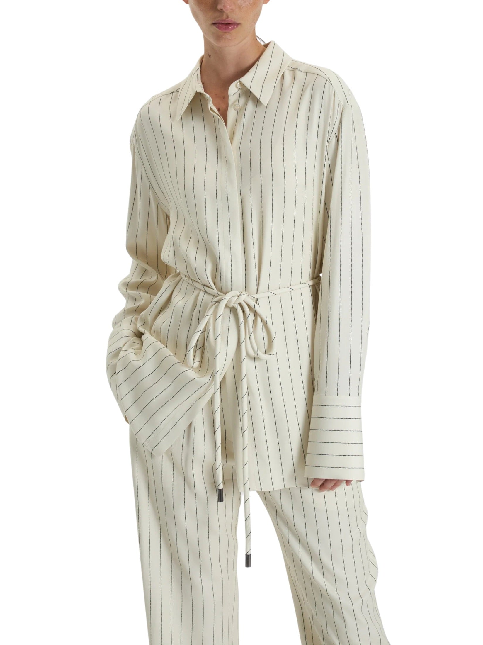 Striped oversized shirt
