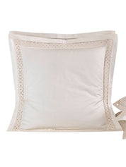Lozenge lace duvet cover