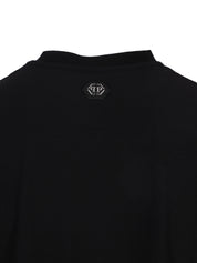 Round Neck T-Shirt Jacquard Hexagon Line