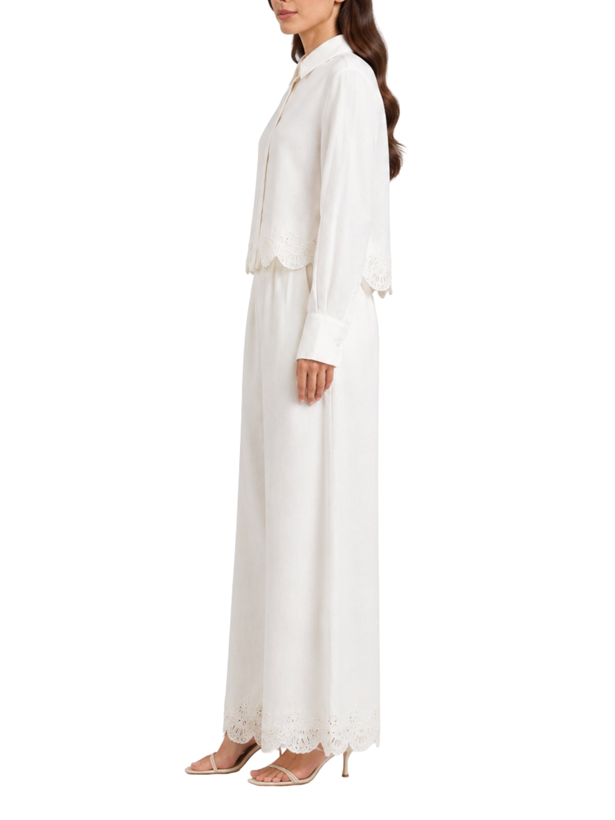 Ames embroidered linen shirt