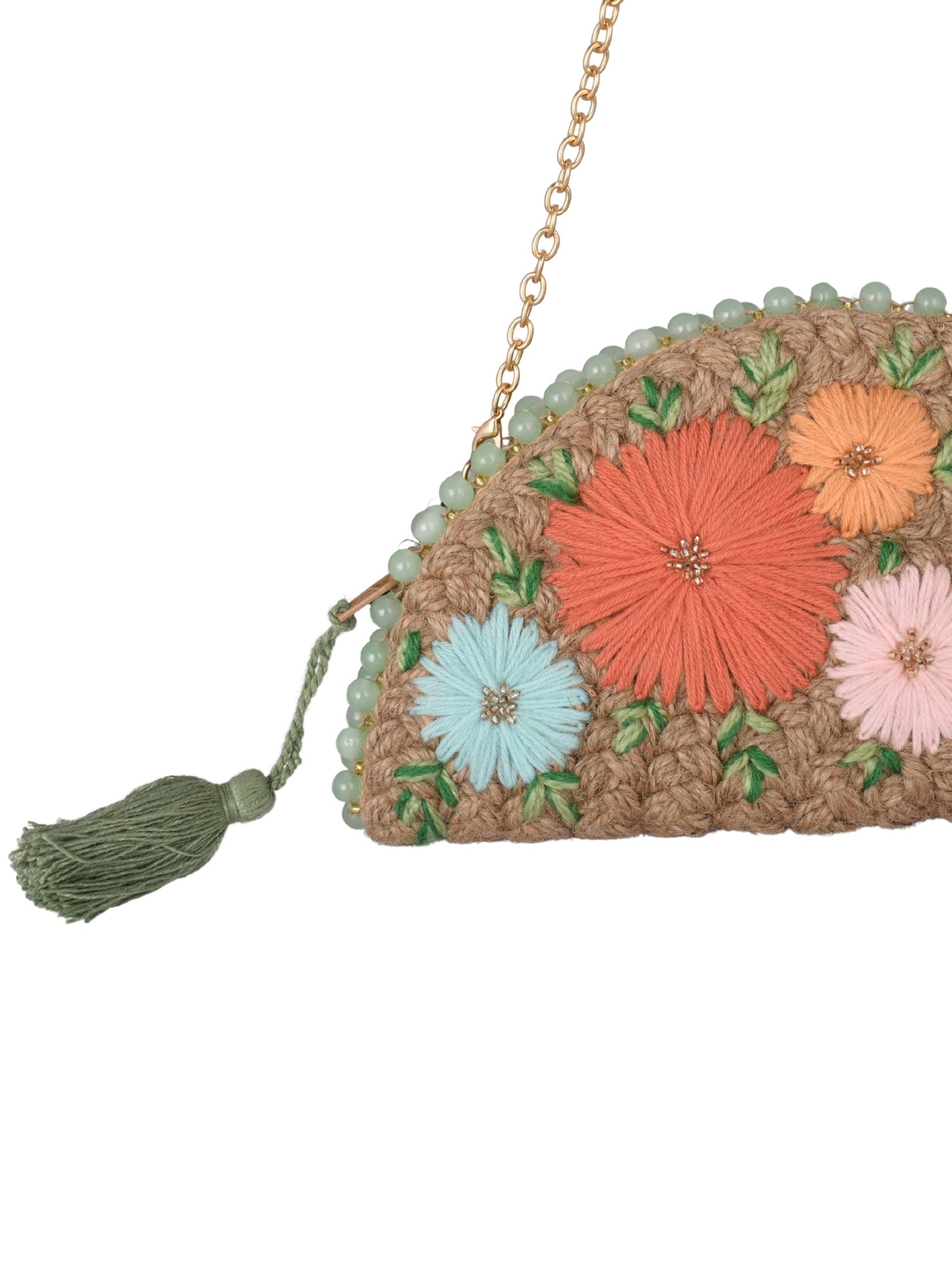 Pastel flower garden clutch pastel flowers