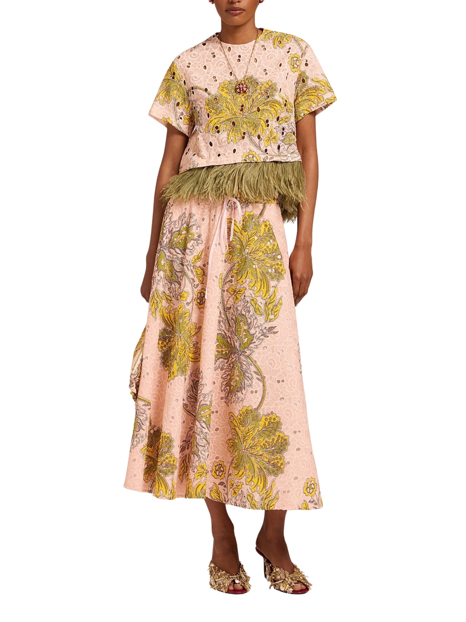 Drawstring skirt