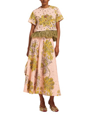 Drawstring skirt