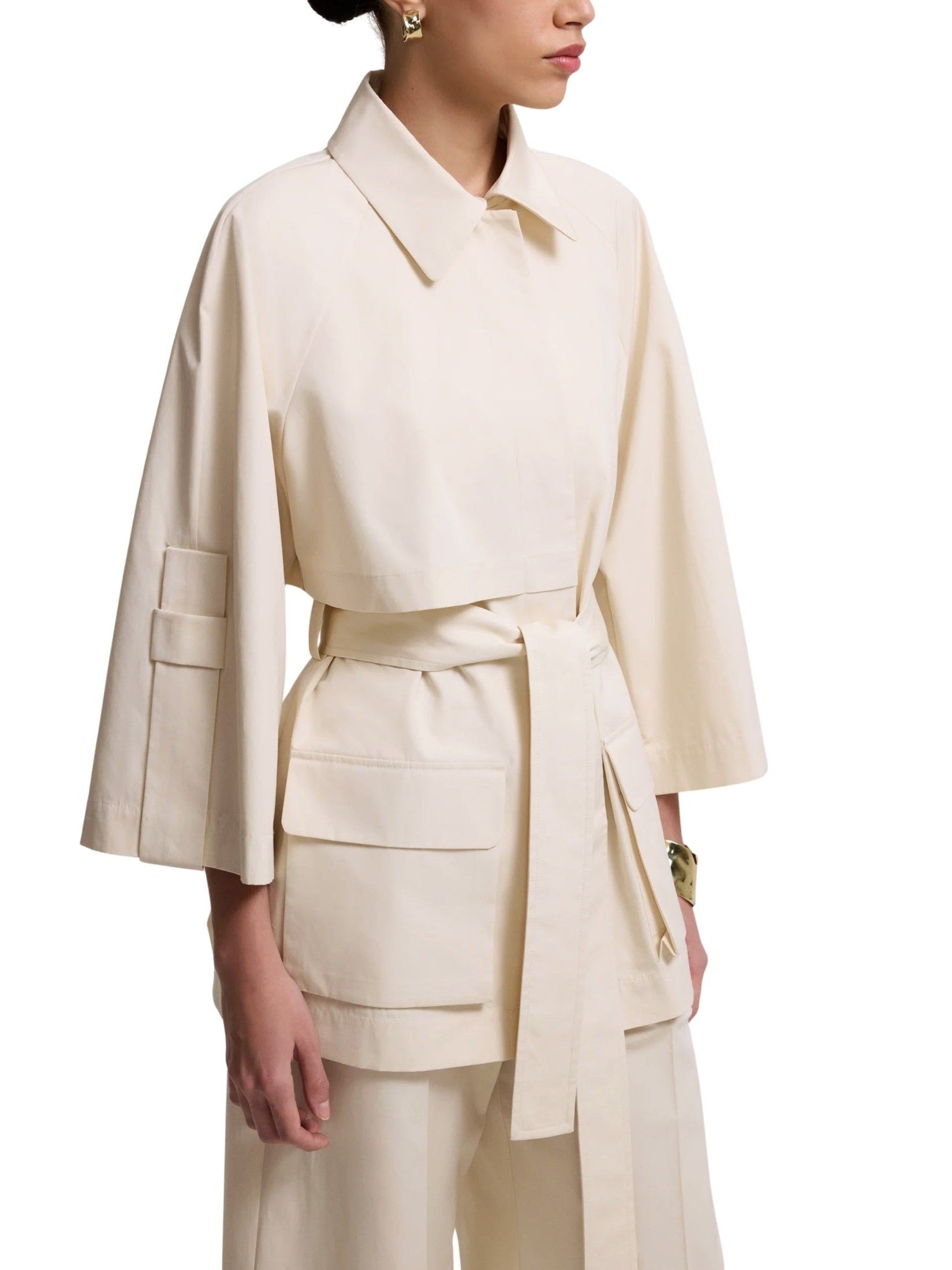 Cotton beige jacket