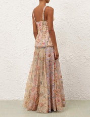 Rebellion corded maxi dress