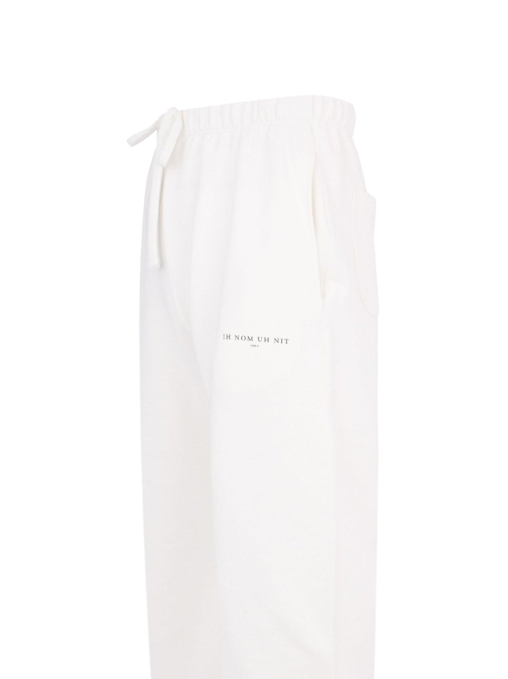 Wide sweatpants small logo
