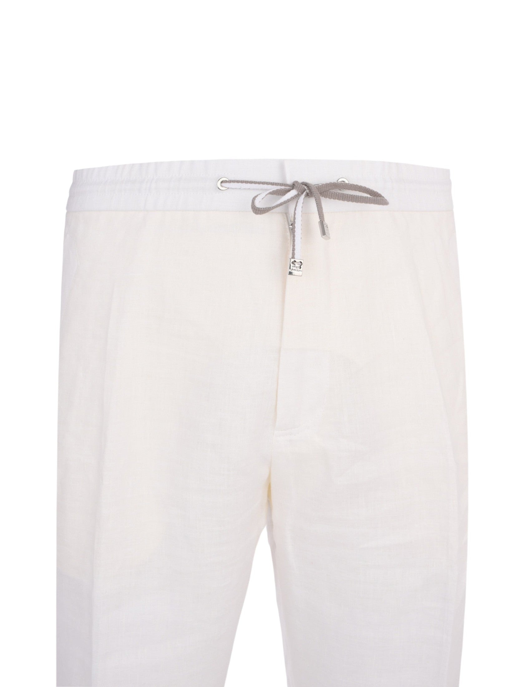 Linen drawcord pants