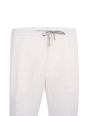 Linen drawcord pants