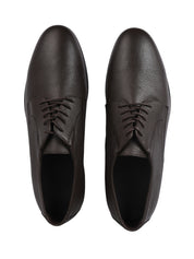 Lace up tumb.leat. dark brown