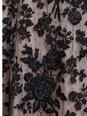 ROSA SCOOP NECK ANKLE GOWN