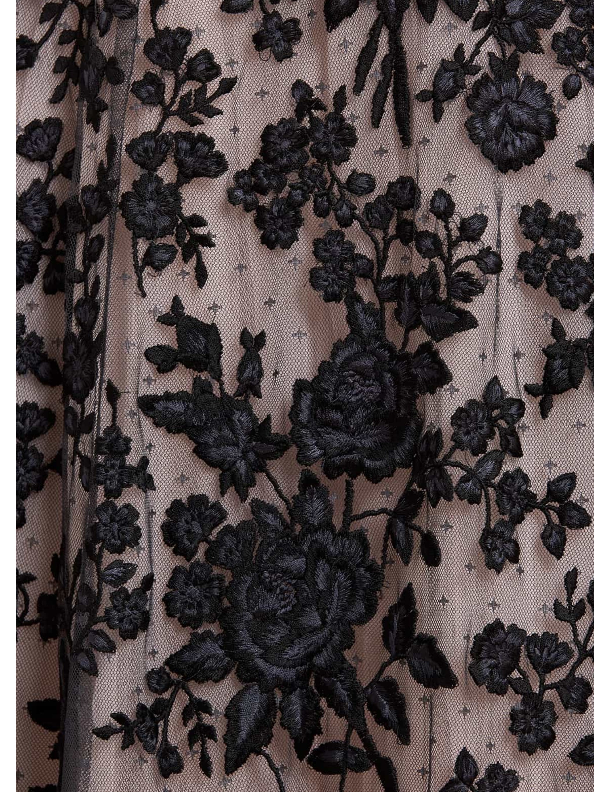 ROSA SCOOP NECK ANKLE GOWN