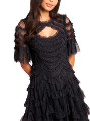 AVIANA SHORT SLEEVE GOWN