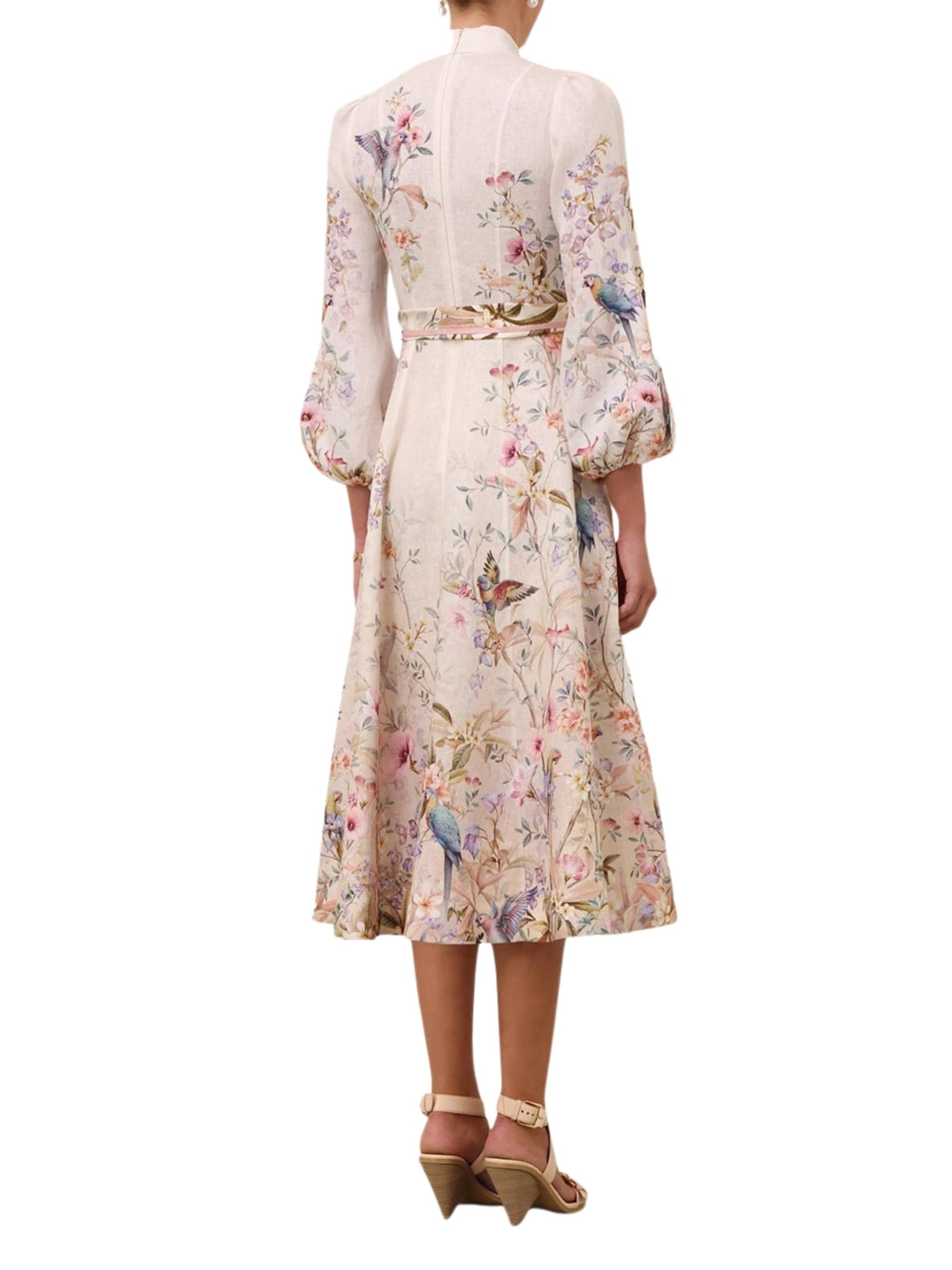 Rebellion button midi dress